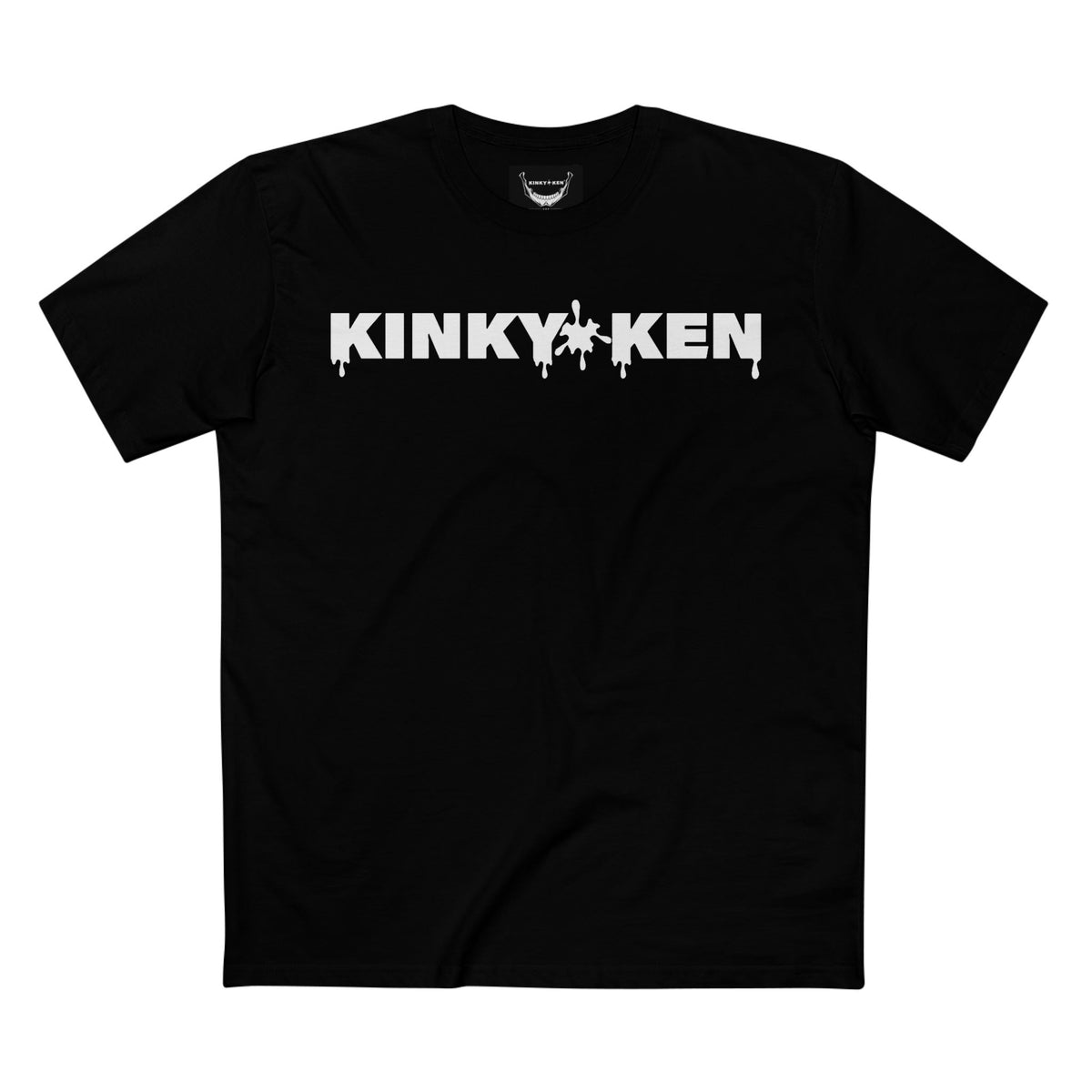 T-Shirt — "KINKY KEN" Subtle White-on-White Graphic Tee